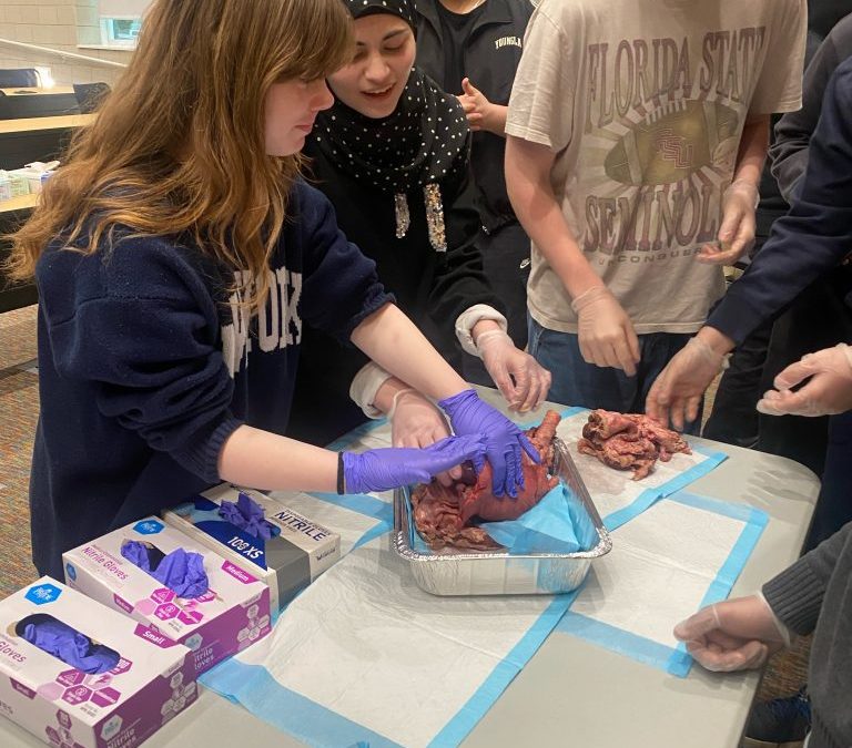 Monroe Community College Respiratory Therapy program visits Health Science students at MBCC